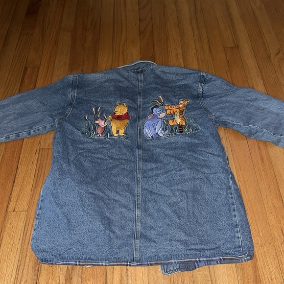 Vintage Disney Catalog Blue Denim lined Jacket- Winnie the Pooh